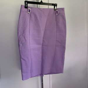 The Limited lilac pencil skirt with silver detail